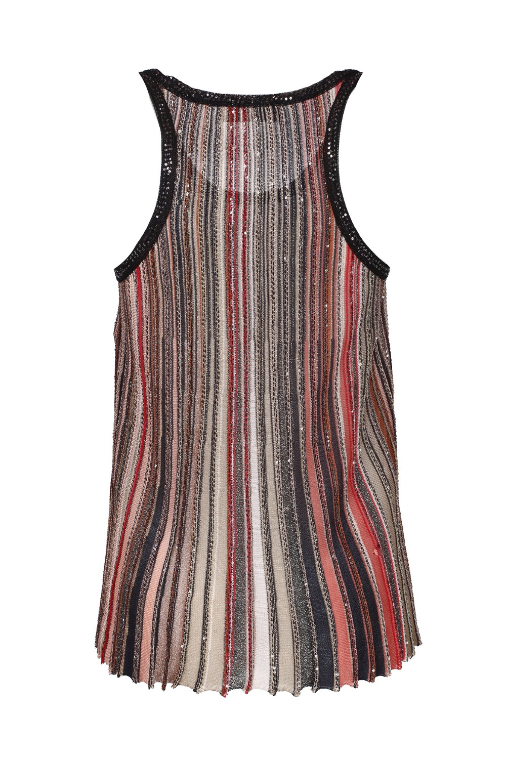 shop MISSONI  Top: Missoni canottiera girocollo.
Canottiera.
Senza maniche.
Maglia in misto viscosa lamé.
Spalline.
Composizione: 55%Viscosa, 25%Poliammide, 15%Poliestere, 5%Fibra metallizzata.
Fabbricato in Italia.. DS24SK01 BK033M-SM9AF number 9317294